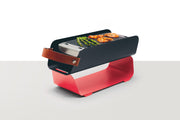 UNA Portable Table-top Charcoal Grill - Strawberry Red
